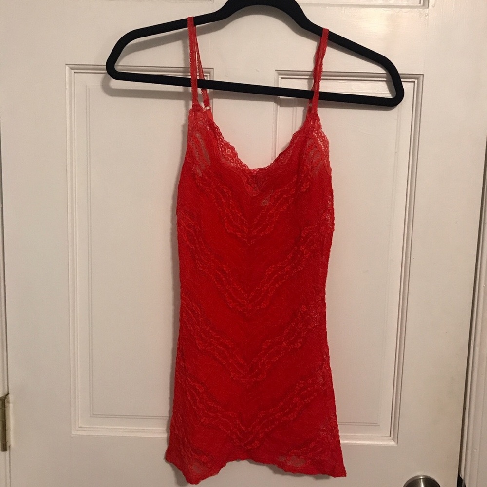 Free People Red Lace Teddy